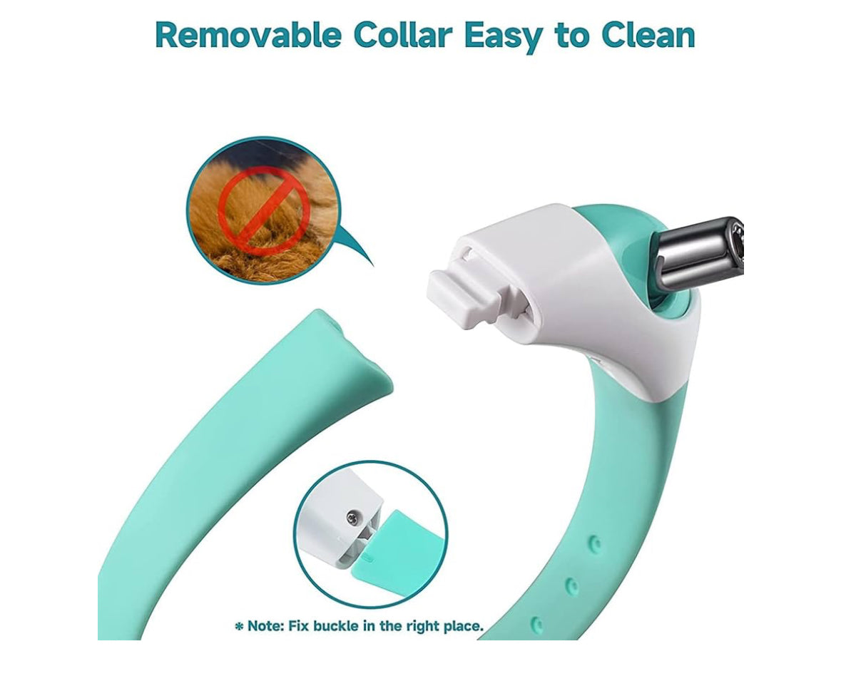 Automatic Laser Collar Cat Toy - Upgraded Cat Toys, Flashing and Lasting Modes, 8-12″ Bend Collar & 41°Adjust Angle Free Hands. Type-C USB Charge 1H and Works 12H